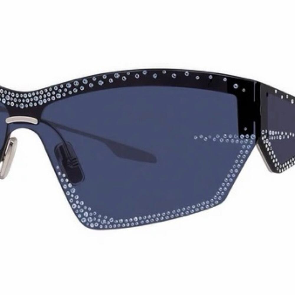 New! Givenchy GV4100US 16V Stylish Blue Rhinestone Sunglasses, Authentic - Picture 8 of 8